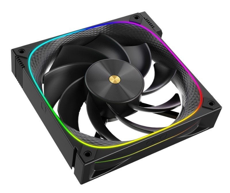Вентилятор Geometric Future Squama Ultimate 3003RB-14 Reverse Black (1F3003R114000) 140mm / ARGB, PWM, 140x140x30 mm, 800-2100 rpm, 95 cfm, 36 dBA