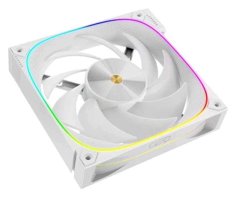 Вентилятор Geometric Future Squama Ultimate 3003W-14 White (1F3003W114000) 140mm / ARGB, PWM, 140x140x30 mm, 800-2400 rpm, 106 cfm, 36 dBA