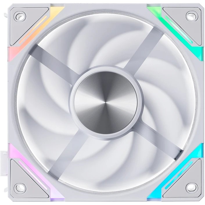 Вентилятор 1STPLAYER XF7R White ( XF7R-WH-1IN1) / 120mm Reverse ARGB 3pin 5V PWM 4pin 12V 600-2000rpm 56.8cfm 33.12dBA