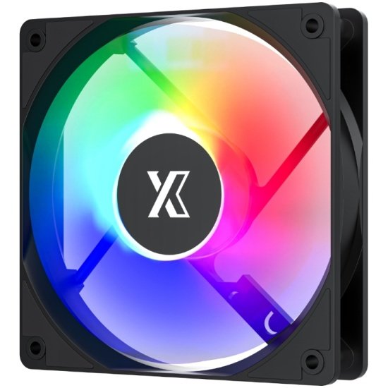Вентилятор XASTRA FC120B FRGB bulk pack 120x120x25мм (FRGB, 1200 RPM, black)