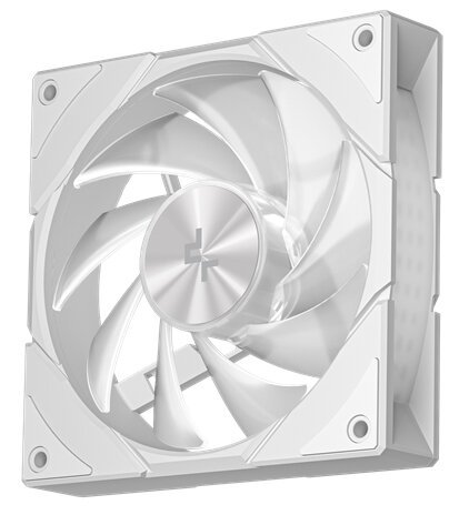 Вентилятор DEEPCOOL CG580 Fan WH 120x120x25мм (PWM, ARGB, белый, 400-1300об/мин) Bulk