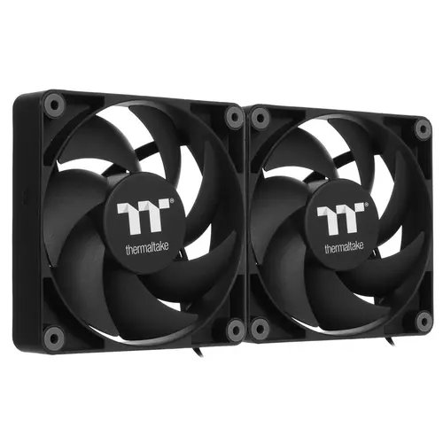 Вентилятор Thermaltake CT120 черный (CL-F147-PL12BL-A) 4-pin 25.8dB Ret