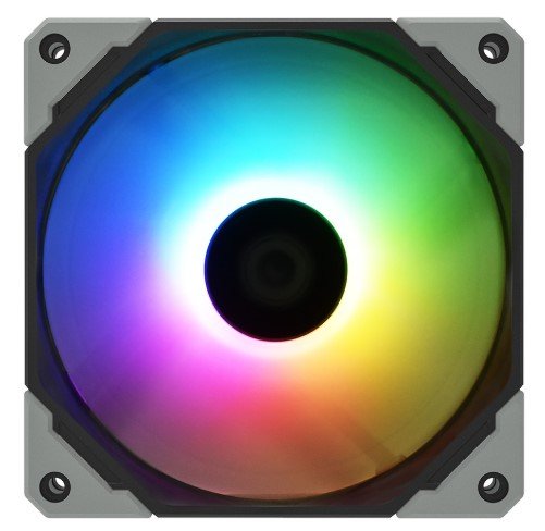 Вентилятор ID-COOLING NO-12015-XT-ARGB 120x120x15мм (40шт./кор, PWM, Low Noise, ARGB, черный, 500-2000об/мин) BOX