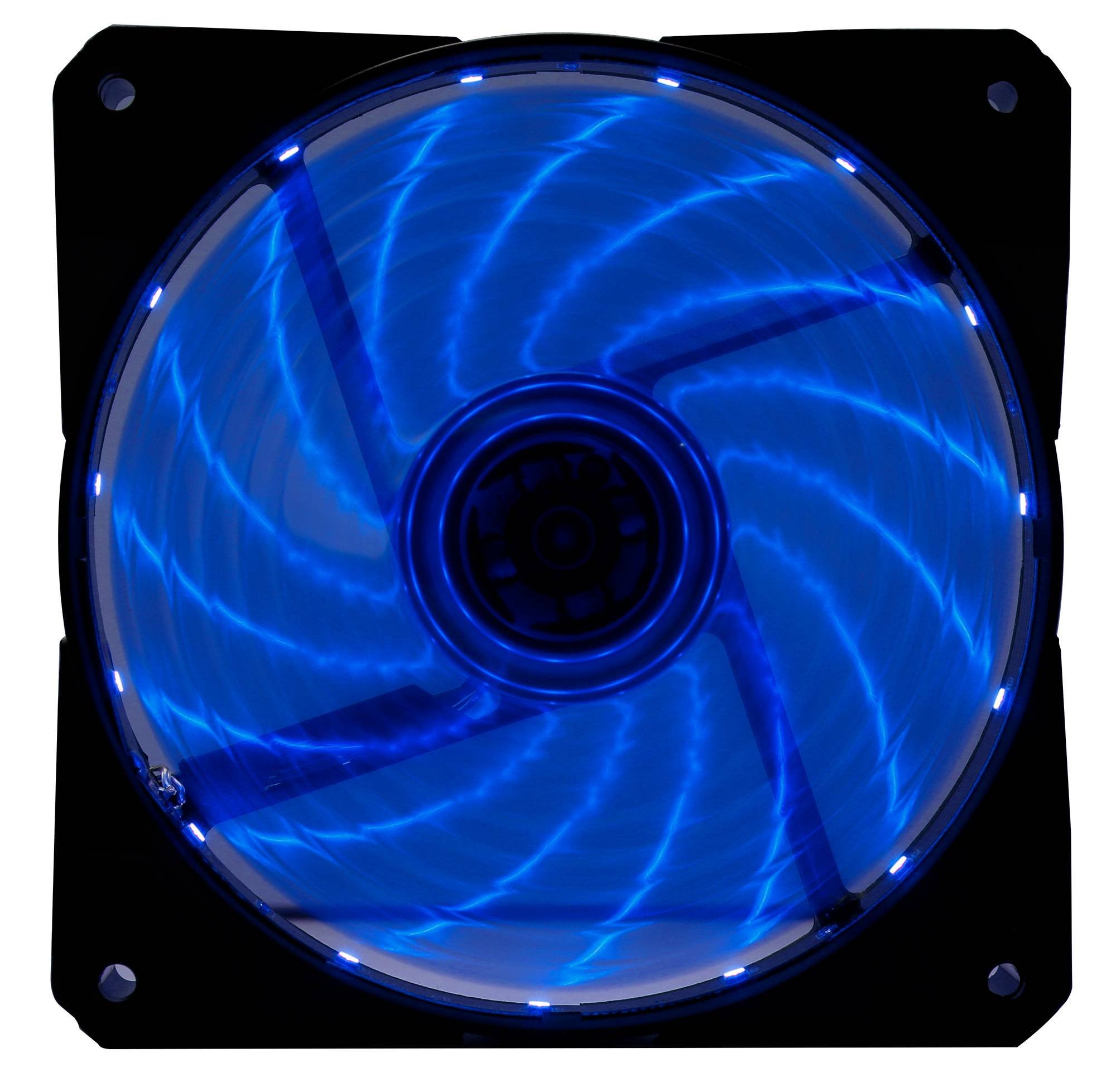 Вентилятор Digma DFAN-LED-BLUE 120x120x25mm 3-pin 4-pin (Molex)23dB 115gr LED Ret