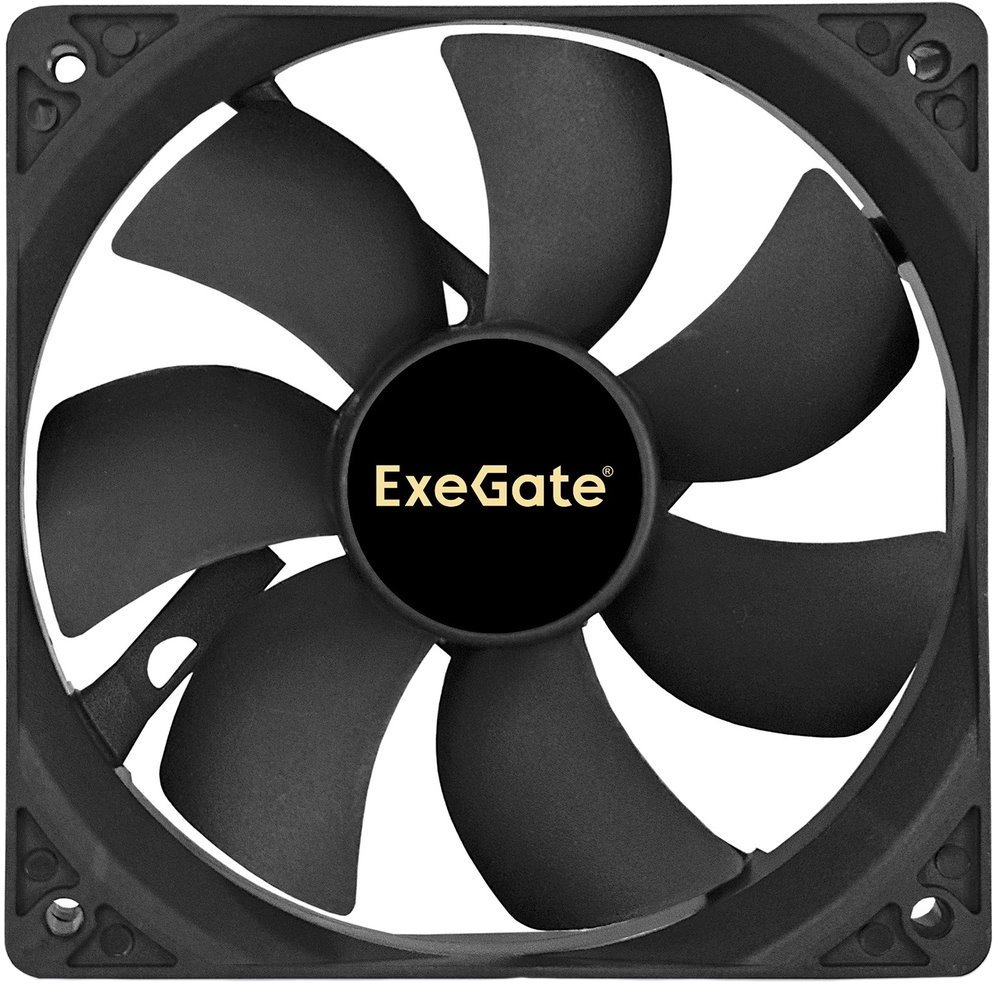 Вентилятор Exegate ExtraPower EP12025H3P EX283387RUS 120x120x25 мм, гидродинамический, 3pin, 1800RPM, 27dBA