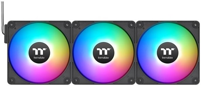 Вентилятор Thermaltake CT120 EX Sync реверсивный ARGB черный (CL-F192-PL12SW-A) 4-pin 31.2dB Ret