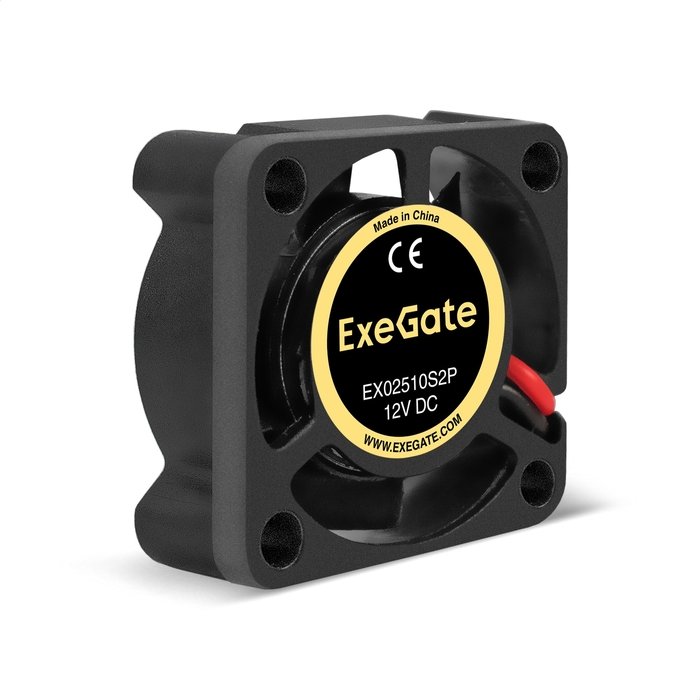 Вентилятор ExeGate EX02510S2P EX295212RUS (25x25x10 мм, Sleeve bearing (подшипник скольжения), 2pin, 10000RPM, 22dBA)