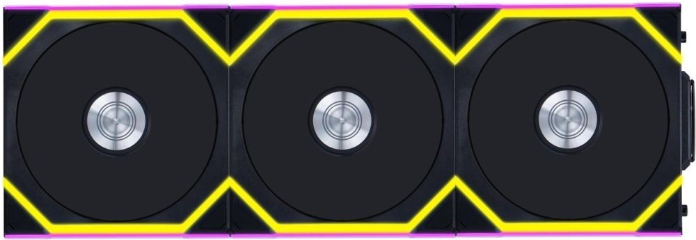 Комплект вентиляторов (3шт.) Lian Li UNI Fan SL Wireless 120 (G99.12SL1W3B.R0)/12SL1W3B Black/120x124,5x28мм (PWM, ARGB, 2000 об/мин (Max.), 28.5dBa)