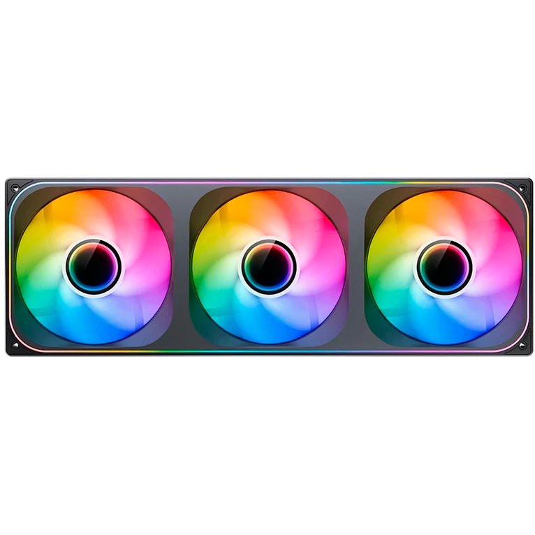 Вентилятор JONSBO ZA-420BR (3 in 1) 140х140х28мм Reverse (PWM, ARGB LED, 700-1500об/мин, черный) Retail
