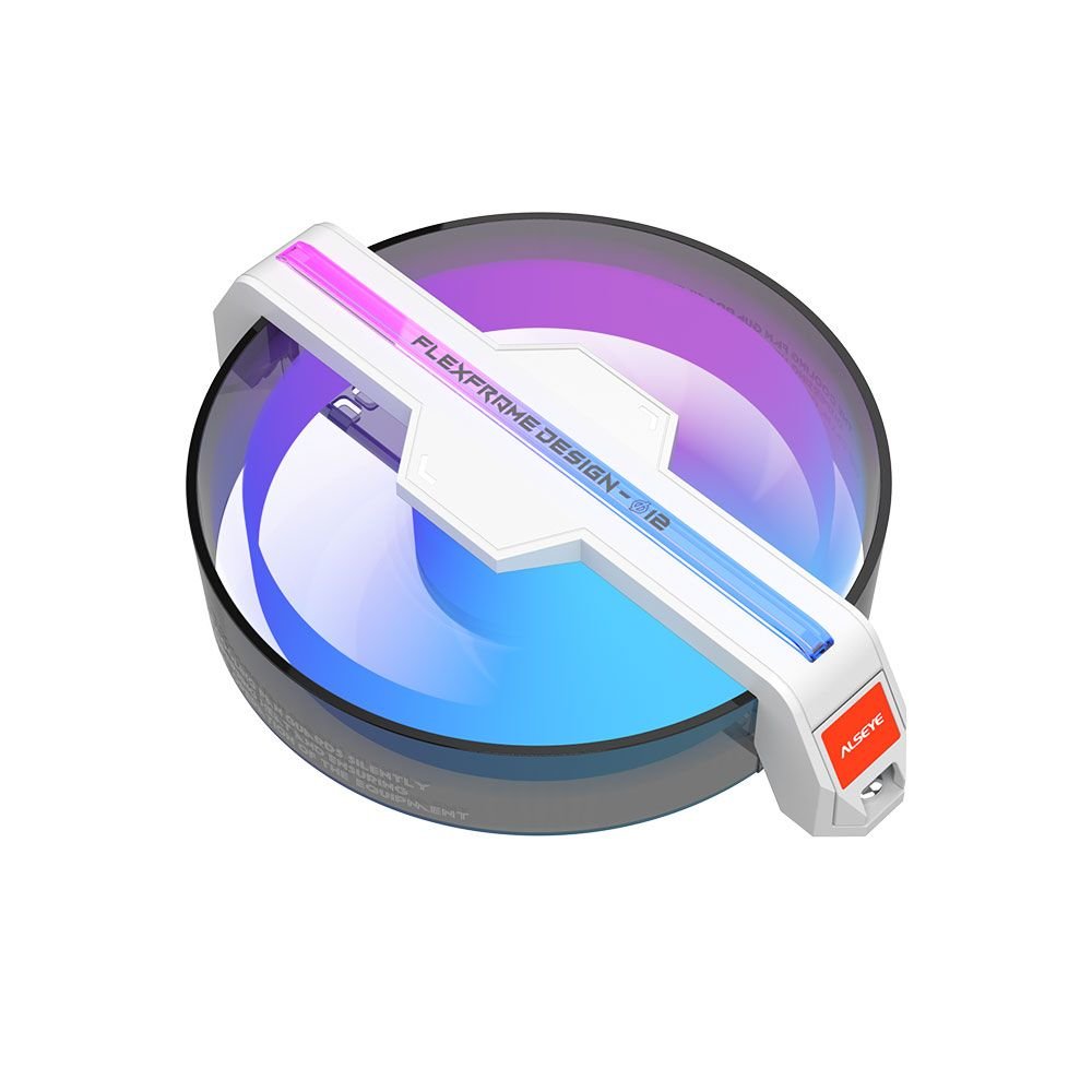 Вентилятор ALSEYE Φ12(DM12)-W (Clear Frame) (AS.04.10.0004)