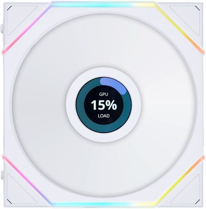 Вентилятор Lian-Li Uni Fan TL 140 LCD White (G99.14TLLCD1W.00) LED Ret
