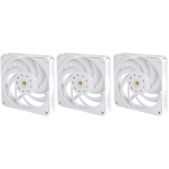 Вентилятор Eurocase EU-FN120WL003 WH KF2150PBT-HDB White,120 white fan,Bearing HDB 4pin PMW female and male connector with brown box,3pcs