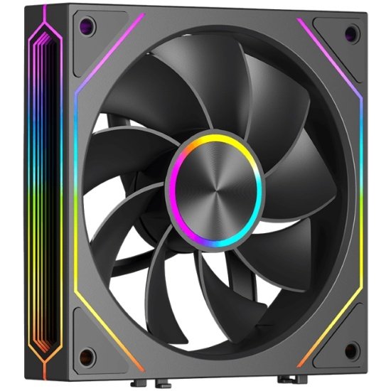 Вентилятор PcCooler F3 X120R BK Reverse ARGB (F3 X120R ARGB BK) 120х120x25 черный 4-pin 28.4дБ Ret