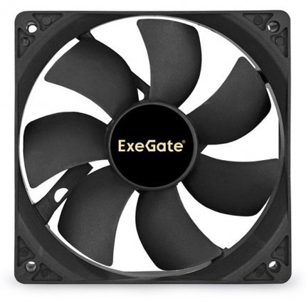 Вентилятор Exegate E12025B4P-PWM EX283391RUS 120x120x25 мм, двойной шарикоподшипник, 4pin, PWM, 22dBA
