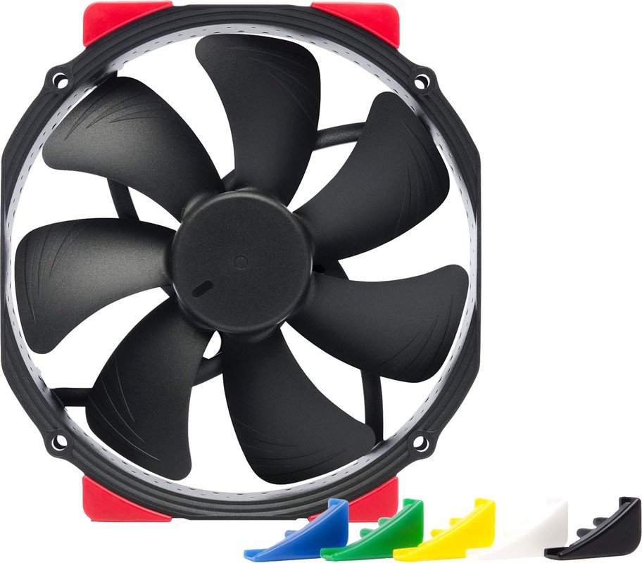 Кулер Noctua NF-A15 HS-PWM chromax.black.swap (140x150x25mm, 4-pin PWM, 82.5CFM, 24.6dBA, 1500RPM, Black)