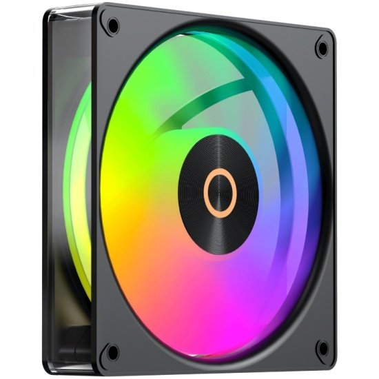 Вентилятор Ocypus Gamma F12 Elite BK ARGB, 120x120x25mm, 4-Pin PWM, 600-1800 RPM, 26 DBA Max, Hydro Bearing