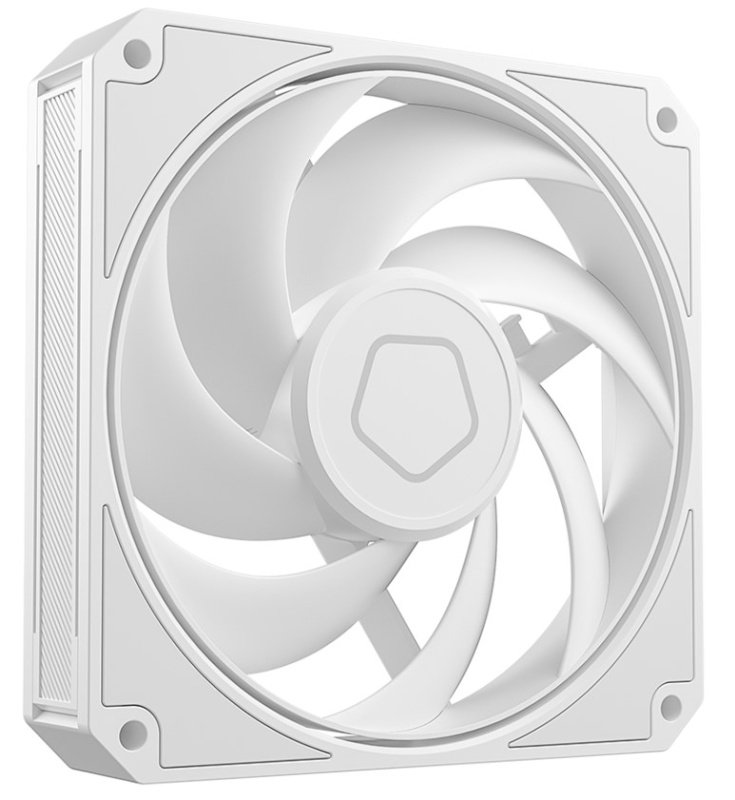 Вентилятор ID-COOLING AM-120-W 120x120x25мм (PWM, резиновые углы, белый, 0-2500об/мин, супертихий) BOX