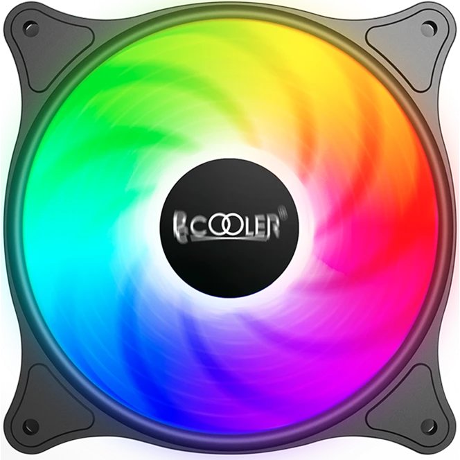 Кулер PcCooler FX 120 ARGB (120x120x25mm, 4-pin PWM, 52.79CFM, 33.2dBA, 2000RPM, Black)