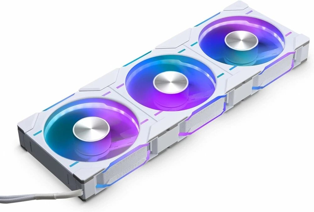 Комплект вентиляторов (3шт.) PHANTEKS D30 DRGB Reversed White (PH-F140D30R_DRGB_PWM_WT01_3P) 140x140x30мм (PWM, 250-1800 об/мин, 32.1dBa)
