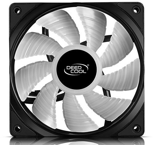 Вентилятор Deepcool RF 120 120x120mm 4-pin 18-27dB 164gr LED Ret