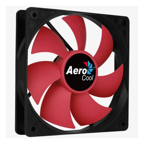 Вентилятор 120 мм Aerocool Force 12 PWM, 4-pin molex, Red blade