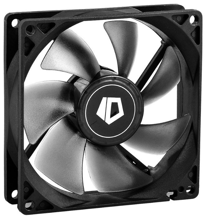 Вентилятор ID-COOLING NO-9225-SD 92x92x25мм (156шт./кор, 3pin, черный, 1500об/мин)  BOX