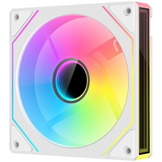 Вентилятор XASTRA FM120W ARGB single pack 120x120x25мм (Infinity lighting effect, ARGB, PWM, white ) Box