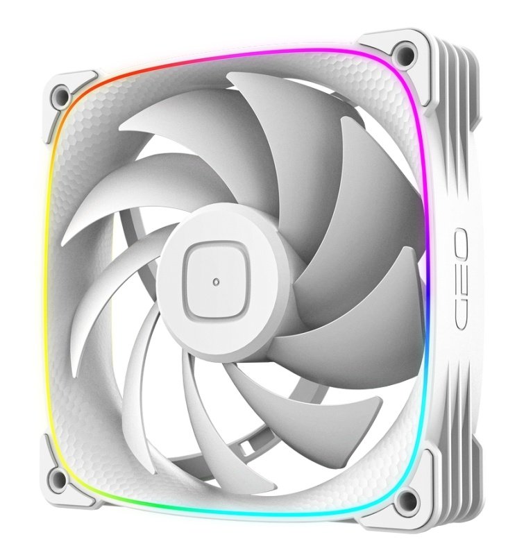 Вентилятор Geometric Future Squama 3003W-12 White (1F3003W112000) 120mm / ARGB, PWM, 120x120x30 mm, 800-2300 RPM, 84.0 CFM, 35.8 dBA