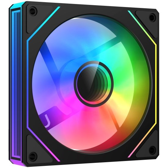 Вентилятор DEEPCOOL CG530 Fan BK 120x120x25мм (PWM, ARGB, черный, 800-1600об/мин) Bulk