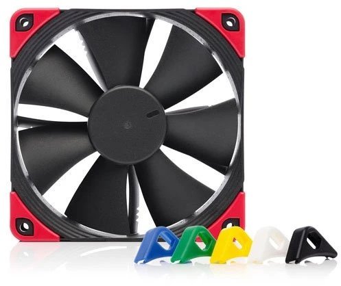 Кулер Noctua NF-F12 PWM chromax.black.swap (120x120x25mm, 4-pin 54.97CFM, 22.4dBA, 1500RPM, Black)