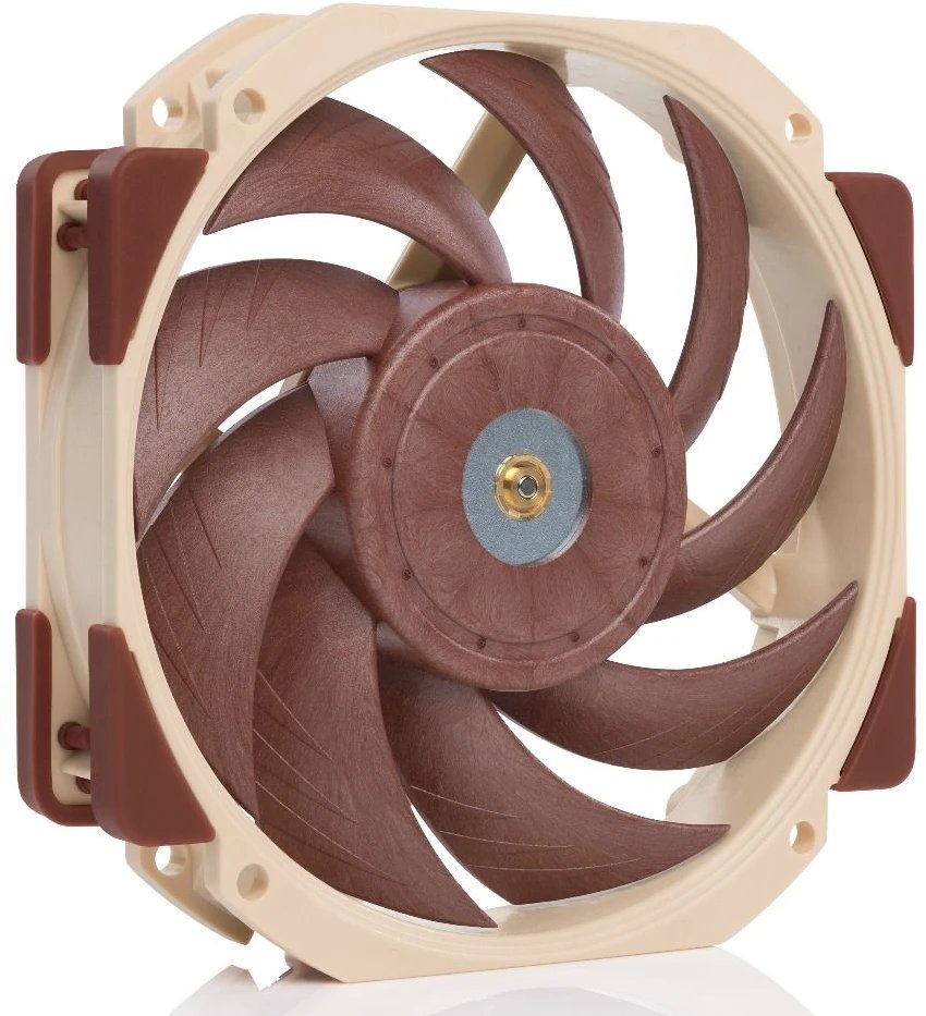Кулер Noctua NF-A12x25r PWM (120x120x25mm, 4-pin 60.1CFM, 22.6dBA, 2000RPM, Beige/Brown)