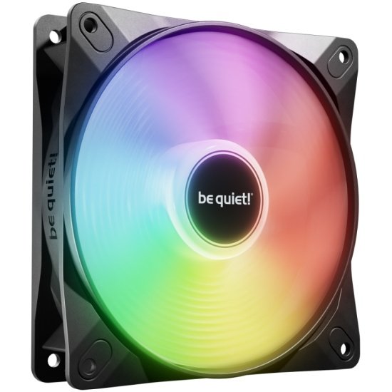 Кулер be quiet! Light Wings LX (BL120) Black 120mm PWM (120x120x25mm, 4-pin ARGB, 51.5CFM, 25.5dBA, 1600RPM)