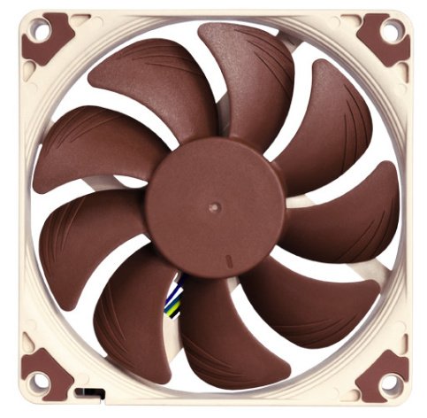 Кулер Noctua NF-A9X14 PWM (92x92x14mm, 4-pin 29.72CFM, 19.9dBA, 2200RPM, Beige/Brown)