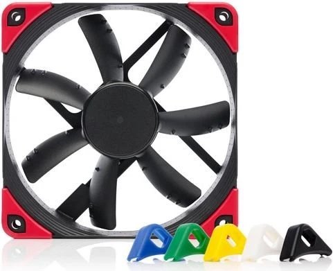 Кулер Noctua NF-S12A PWM chromax.black.swap (120x120x25mm, 4-pin 63.27CFM, 17.8dBA, 1200RPM, Black)