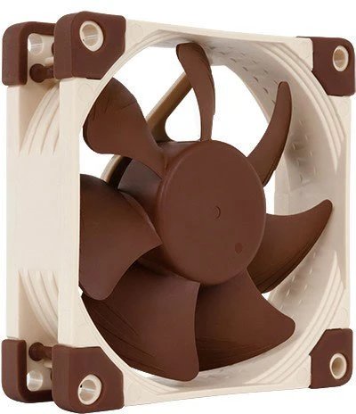 Кулер Noctua NF-A8 FLX (80x80x25mm, 3-pin, 29.66CFM, 16.1dBA, 2000RPM, Beige/Brown)