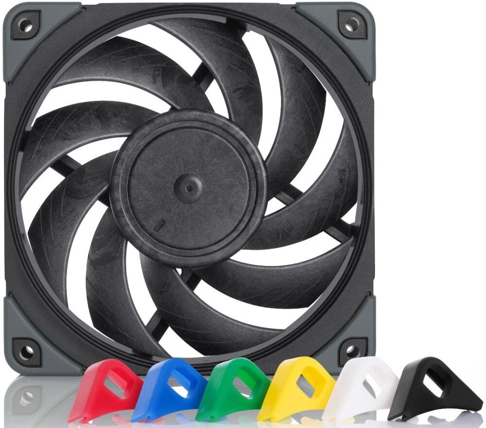 Кулер Noctua NF-A12x25 PWM chromax.black.swap (120x120x25mm, 4-pin 60.09CFM, 22.6dBA, 2000RPM, Black)