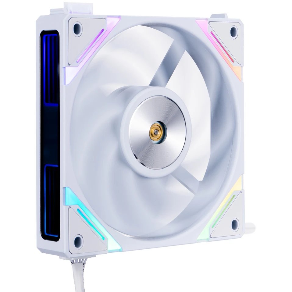 Вентилятор 1STPLAYER XF7 White (XF7-WH-1IN1) / 120mm ARGB 3pin 5V PWM 4pin 12V 600-2000rpm 56.8cfm 33.12dBA