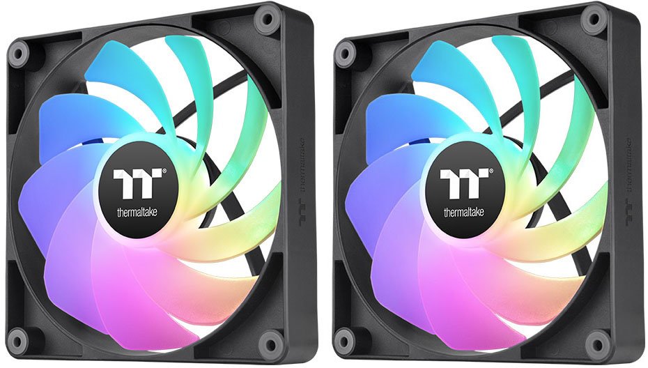 Вентилятор Thermaltake CT140 Sync реверсивный ARGB черный (CL-F174-PL14SW-A) 4-pin 32.8dB Ret