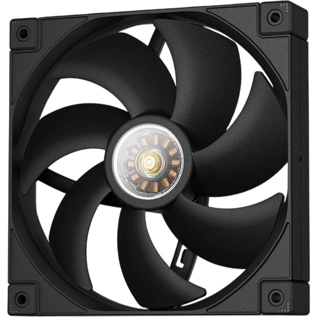 Вентилятор DEEPCOOL FT14 140x140x25мм (PWM, White LED, черный, 500-1650об/мин) Color BOX