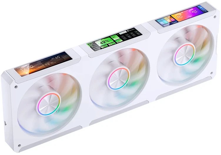 Вентилятор JONSBO ZC-360W (3 in 1) 363.8х130х28мм (PWM, ARGB LED, 700-2400об/мин, белый) Retail