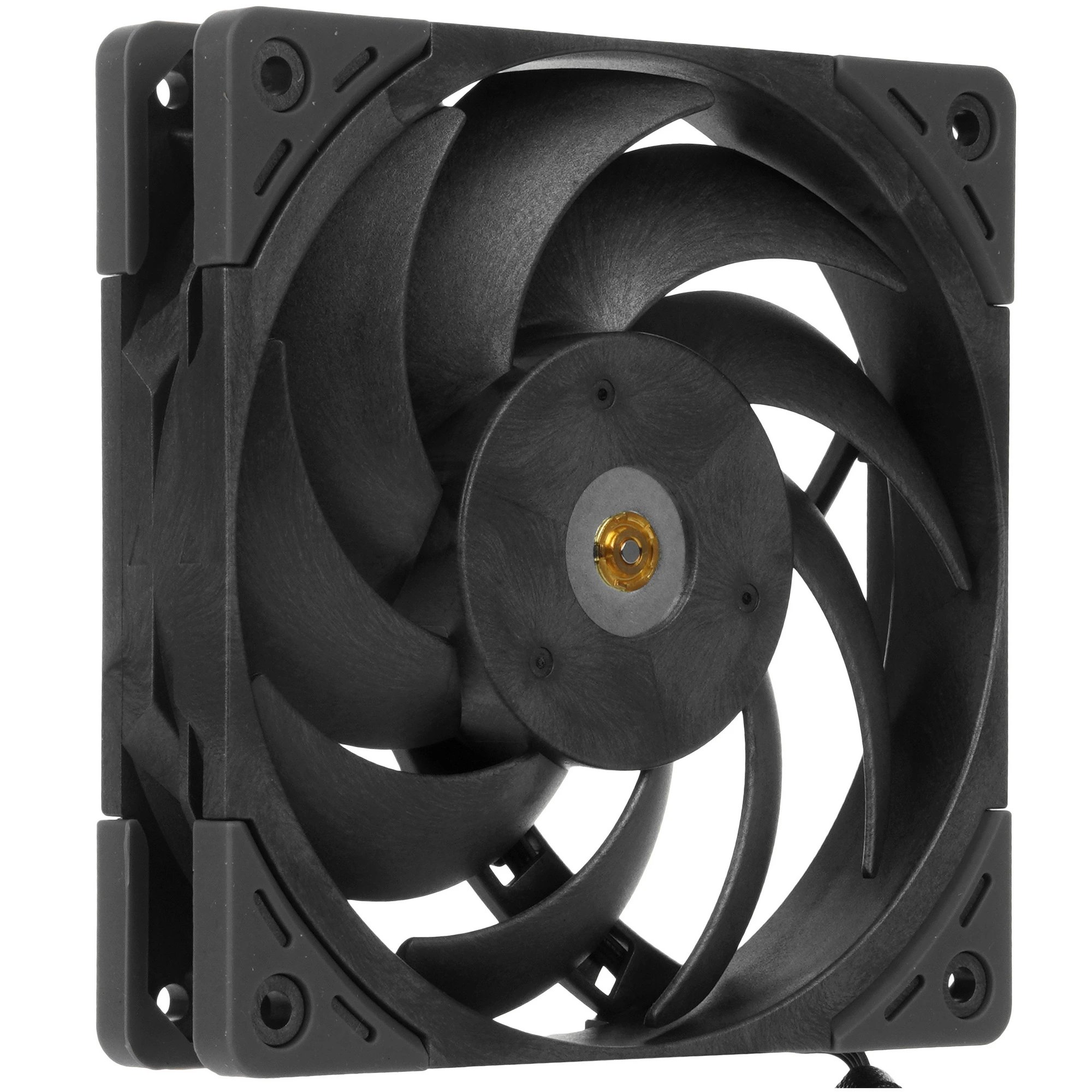 Кулер Scythe Kaze Flex 140 Square Gray (KF1425FD18S-P) (140x140x27mm, 4-pin PWM, 100.8CFM, 26.45dBA, 1800RPM, Black)