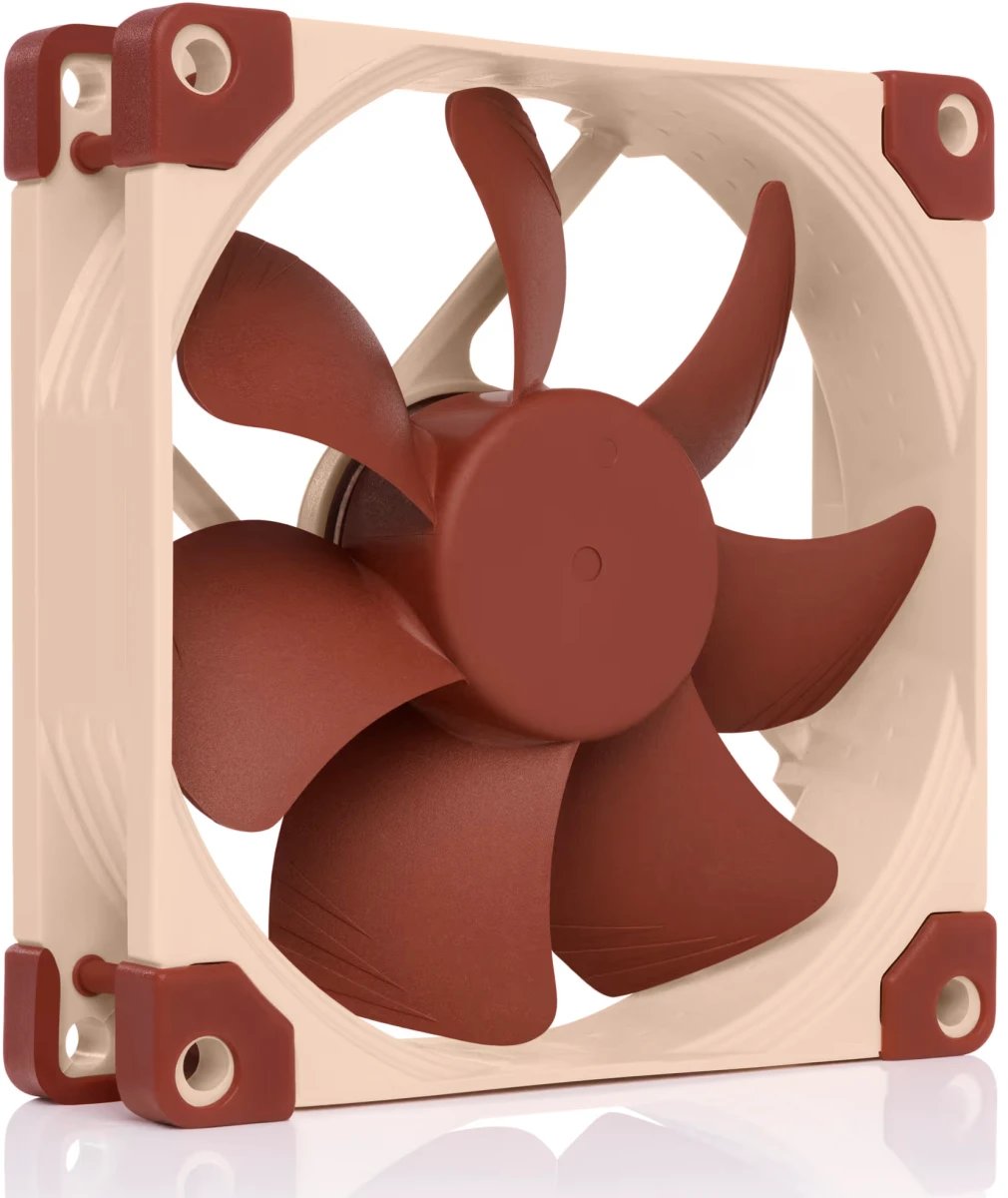 Кулер Noctua NF-A9 5V PWM (92x92x25mm, 4-pin 46.44CFM, 22.8dBA, 2000RPM, Beige/Brown)