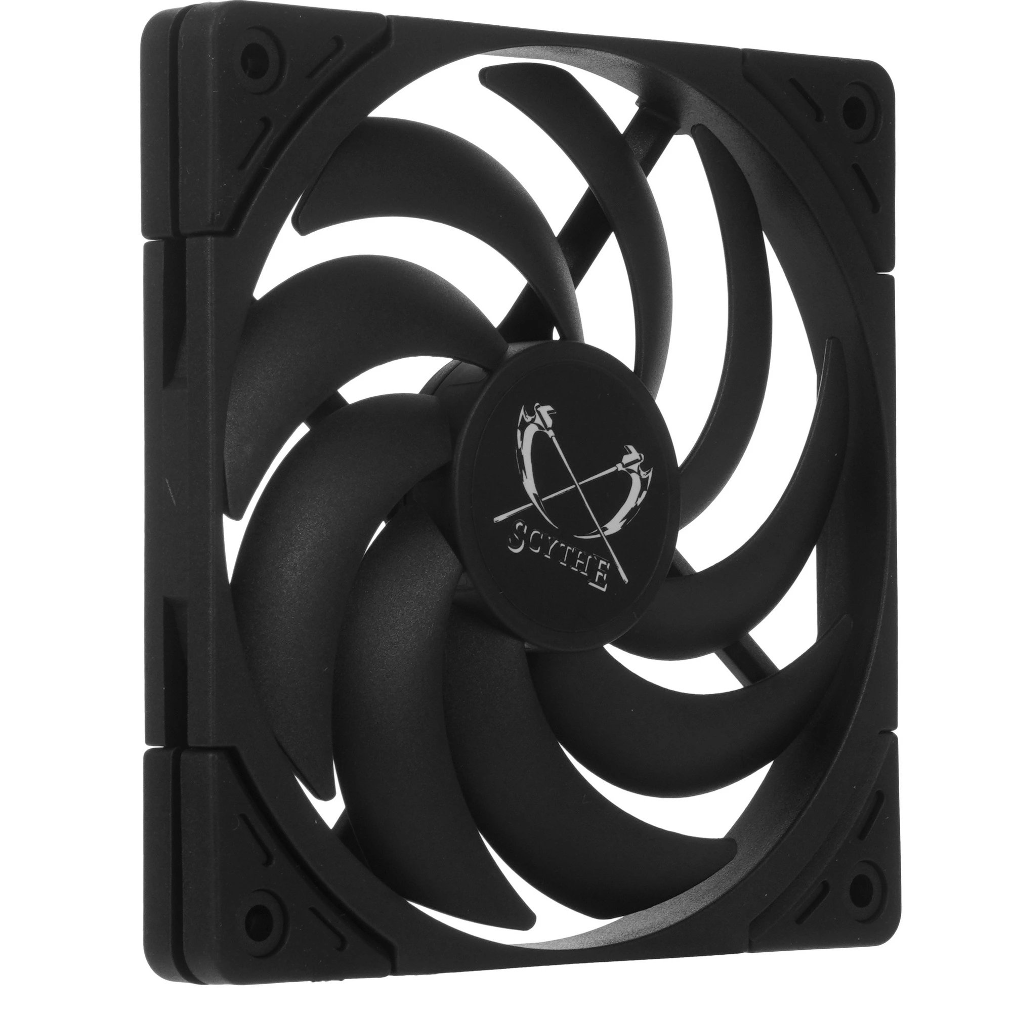 Кулер Scythe Wonder Tornado 120 Slim Black (WT1215FD20-P) (120x120x15mm, 4-pin PWM, 34.31CFM, 26.36dBA, 2000RPM)