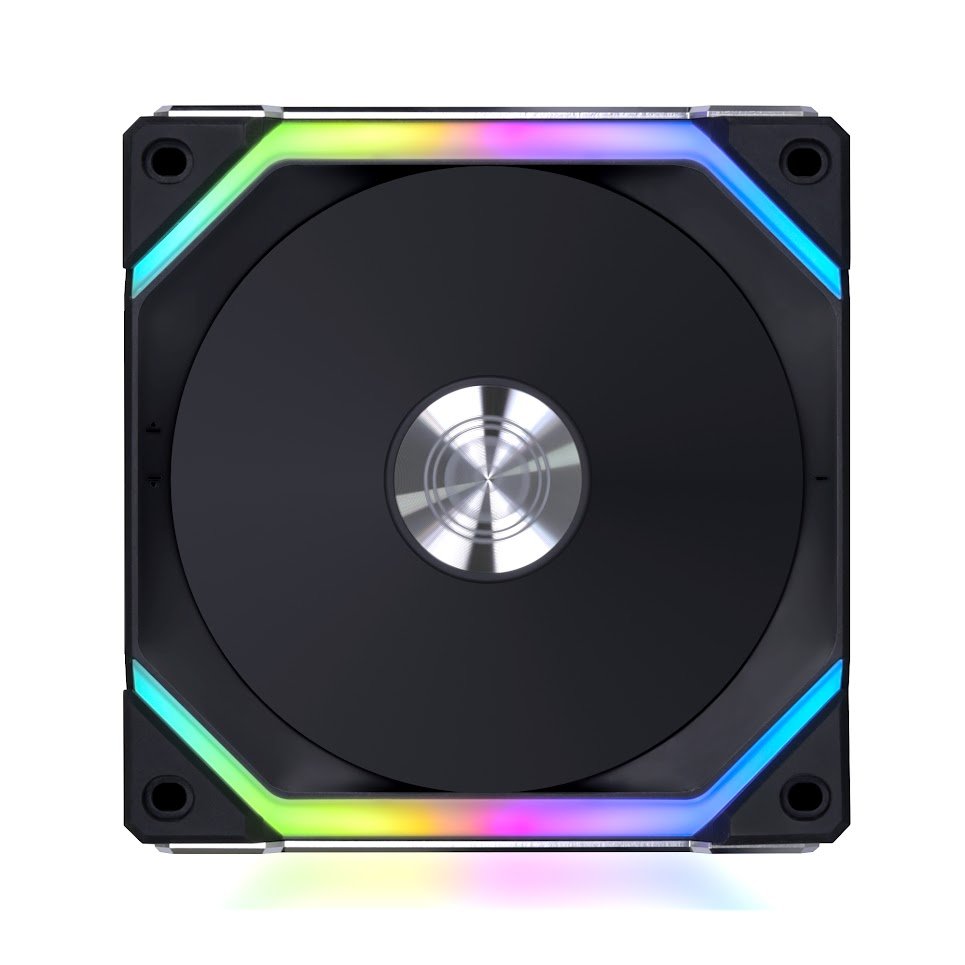 Вентилятор Lian Li Uni Fan SL120 V2 Black /UF-SL120V2-1B/ (G99.12SLV21B.R0) 120x120x28мм (PWM, ARGB, 250-2000 об/мин, 29.2dBa)