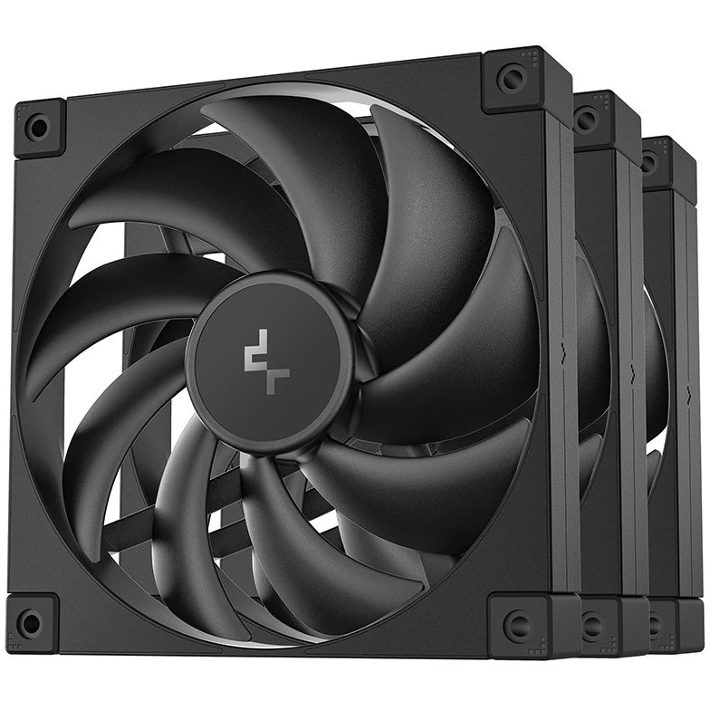 Вентилятор DEEPCOOL FD14-3 in 1 140x140x25мм (PWM, черный, 400-1650об/мин) Color BOX