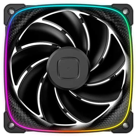 Вентилятор Geometric Future Squama 3003RB-12 Reverse Black (1F3003R112000) 120mm / ARGB, PWM, 120x120x30 mm, 800-2250 RPM, 76.0 CFM, 36.4 dBA