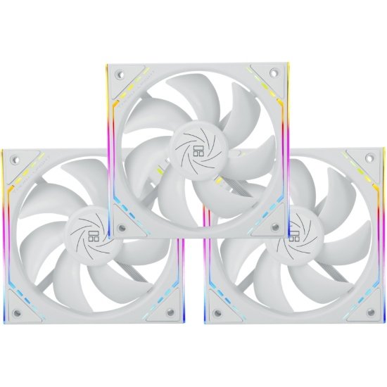 Комплект вентиляторов (3 шт.) Thermalright TL-M12W X3 (Pack of 3) (TRTLM12W.3P) / ARGB / 120mm PWM