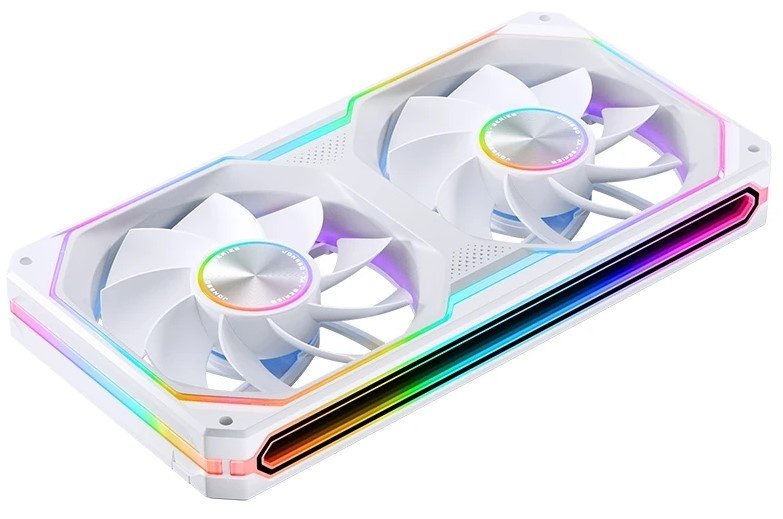 Вентилятор JONSBO XA-240WR (2 in 1) 242х123х28мм Reverse (PWM, ARGB LED, 700-1800об/мин, белый) Retail