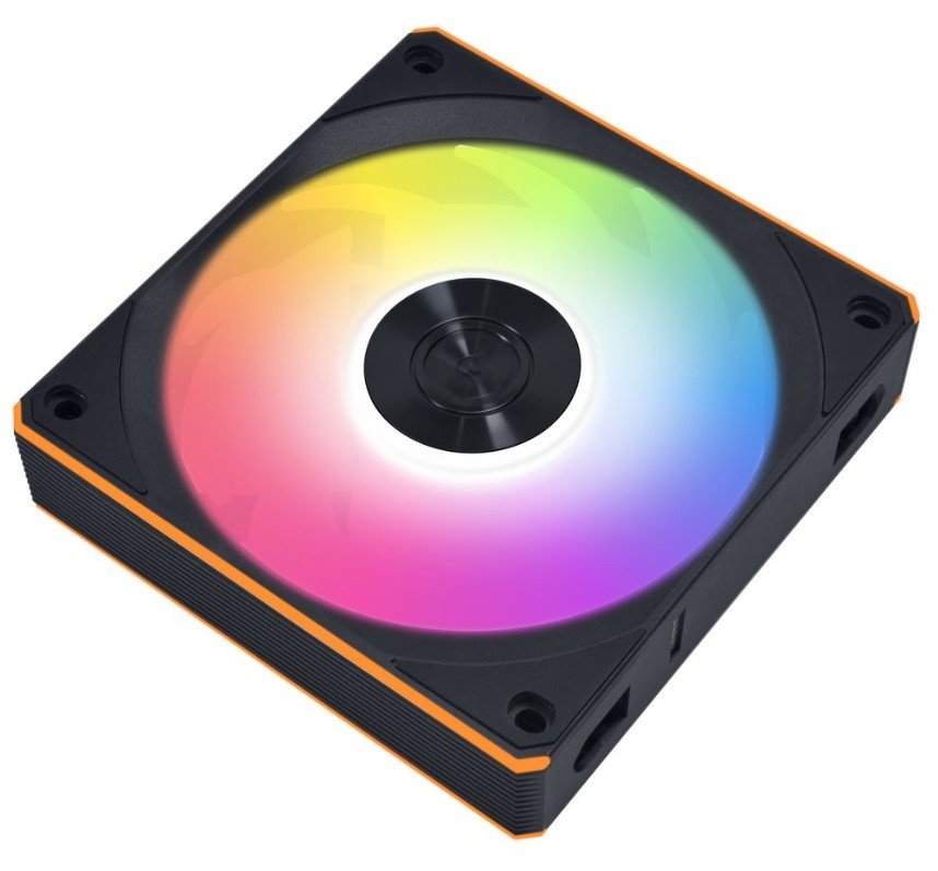 Вентилятор Lian Li Uni Fan CL Flex 120 / 12CL1F1B Black (G9F.12CL1F1B.R0) / 120x124x28мм (PWM, ARGB, 2150 об/мин (Max.), 29.8dBa)