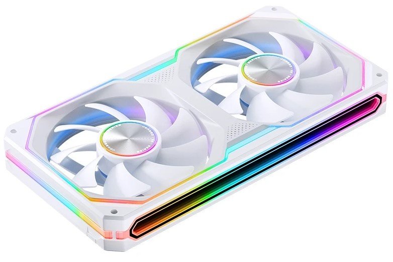 Вентилятор JONSBO XA-240W (2 in 1) 242х123х28мм (PWM, ARGB LED, 700-2400об/мин, белый) Retail